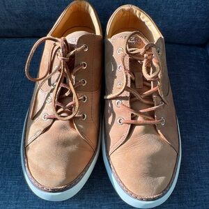 Sperry Gold Cup Haven Leather Sneaker, Tan size 10M
